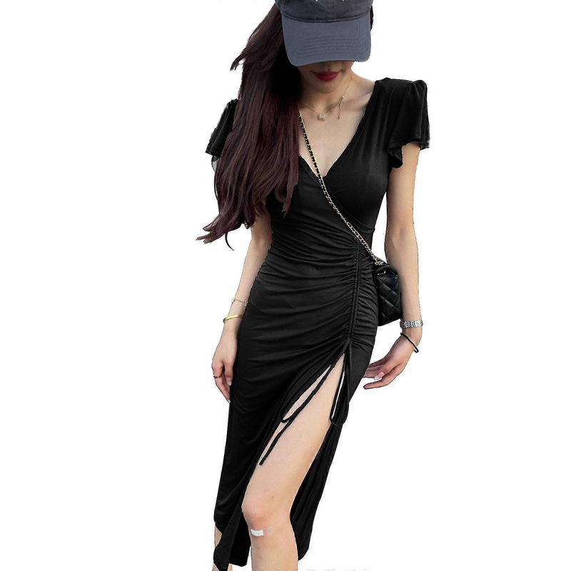 Womens Dress, Classic Unique Short-sleeve, V Neck, Cocktail Gorgeous Party Dress S-xl WG | Fruugo SG