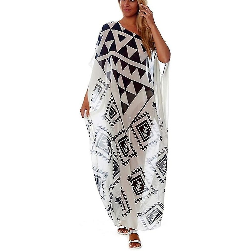 Women’s Swimwear Turkish Kaftans Swimsuit Cover Up Caftan Beach Long | Fruugo SG