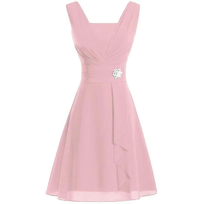 Women’S Vintage Scoop Neck Midi Dress Sleeveless A-Line Elegant Solid Cocktail Party Tank Dress | Fruugo SG