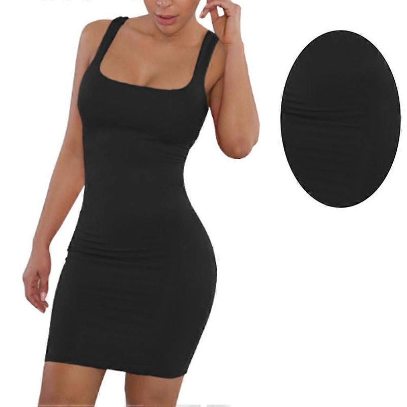 Bodycon Dress Sleeveless Cool In Summer House Party Elegance Enhancement Black 1Pc | Fruugo SG