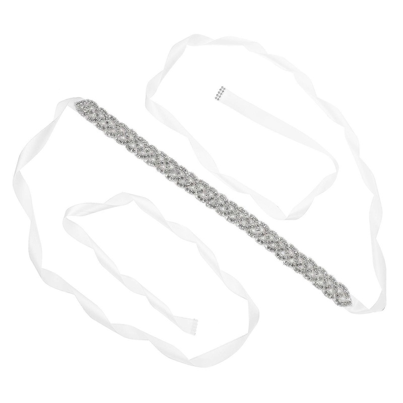 Chic Waist Belt Evening Dress Accessory For Women Stunning Rhinestone Design 2Pack | Fruugo SG