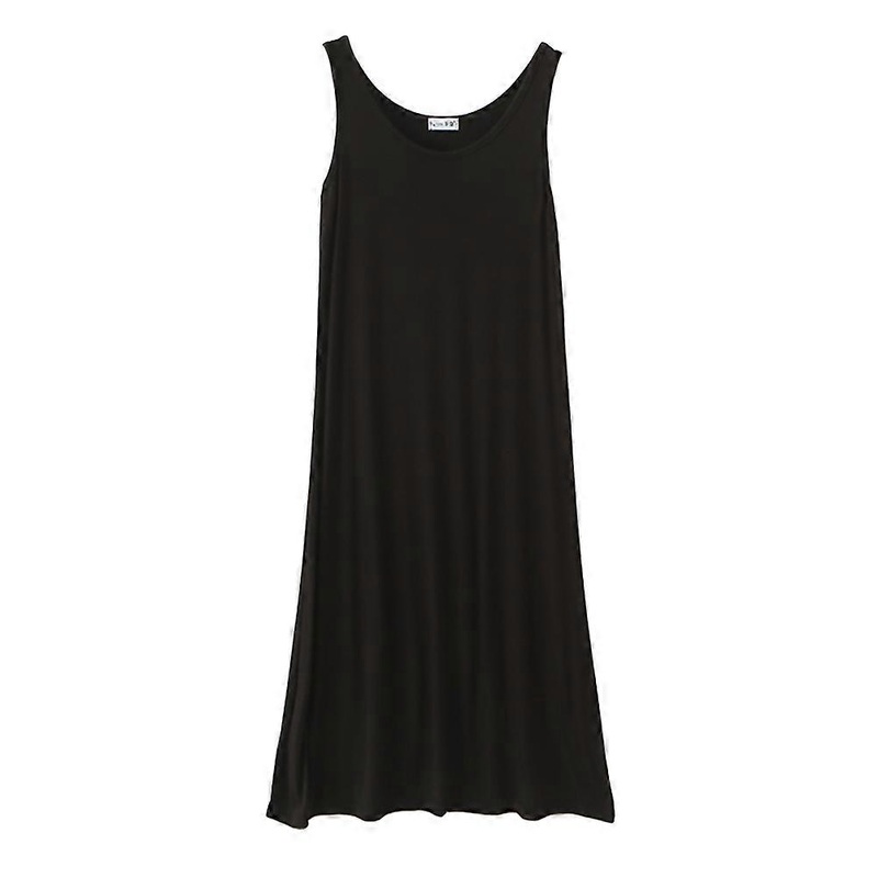 Fashion Sleeveless Dress Women Base Underdress Black Size L Modal Fabric Mid-Length Style 1Pcs | Fruugo SG