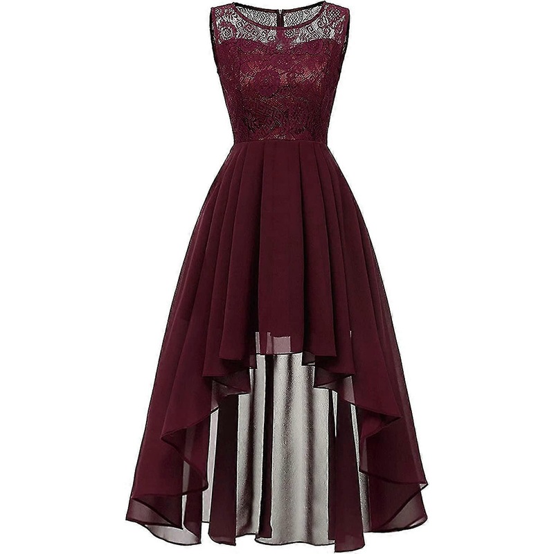 Women’s Casual Summer  Lace Hi-lo Bridesmaid  Sleeveless Formal Wedding Maxi  S-2xl | Fruugo SG