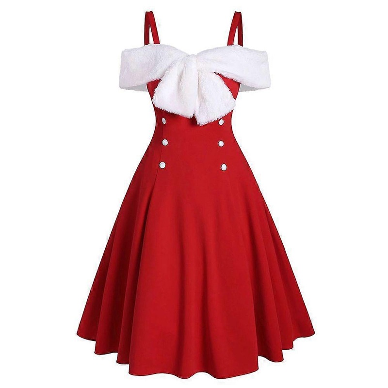 2023 Ladies Christmas Dress For Women Clothing + Shawl Pullover Loose Casual Party Red Dresses New Years Suit Xmas Elegant Costu | Fruugo SG