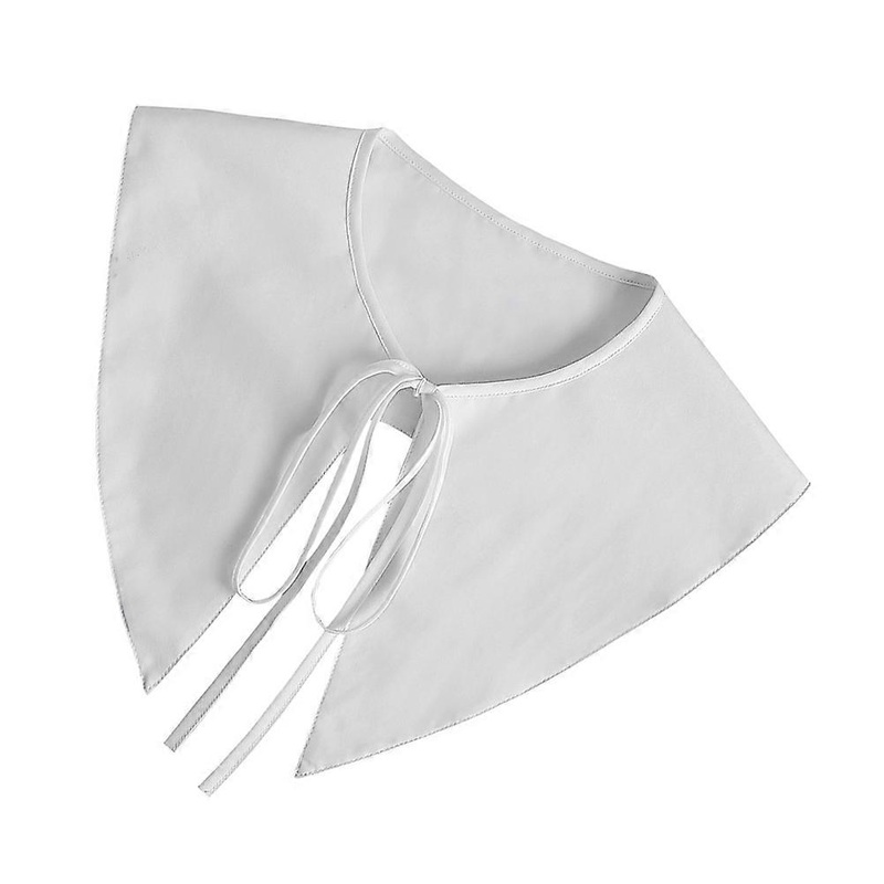 Detachable Collar Women Blouse Insert Collar Decorative Effect White Cotton For Dress 1Pcs | Fruugo SG