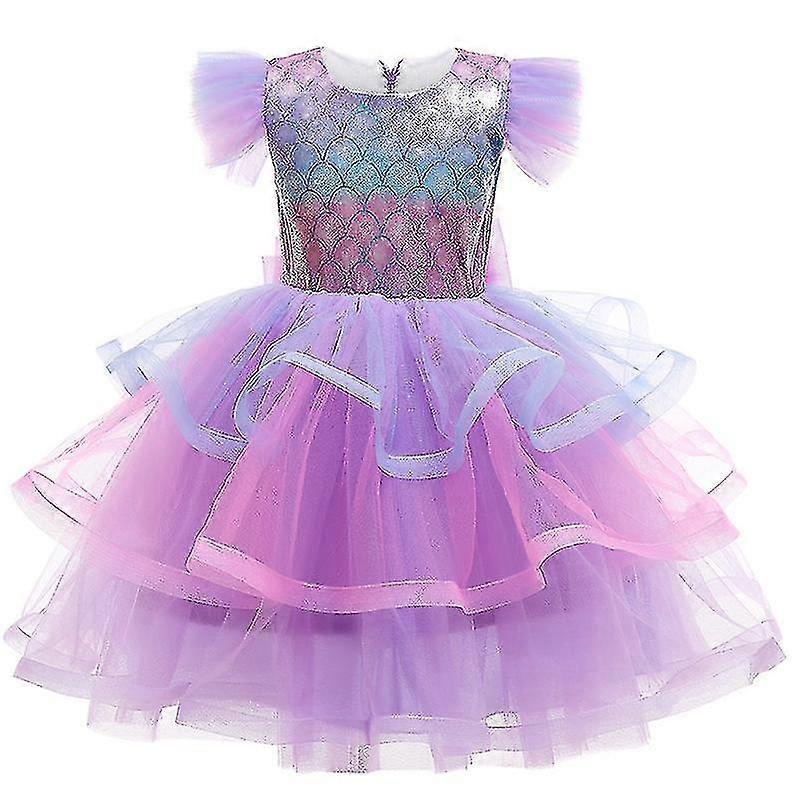 Girls Dress Wedding Clothing Mermaid Ariel Dress Up High Quality | Fruugo SG