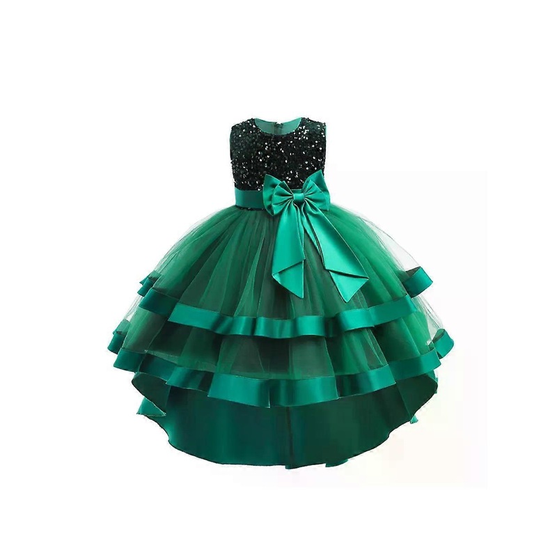 Girls’ Front Short and Back Sequin Gown Dresses | Fruugo SG