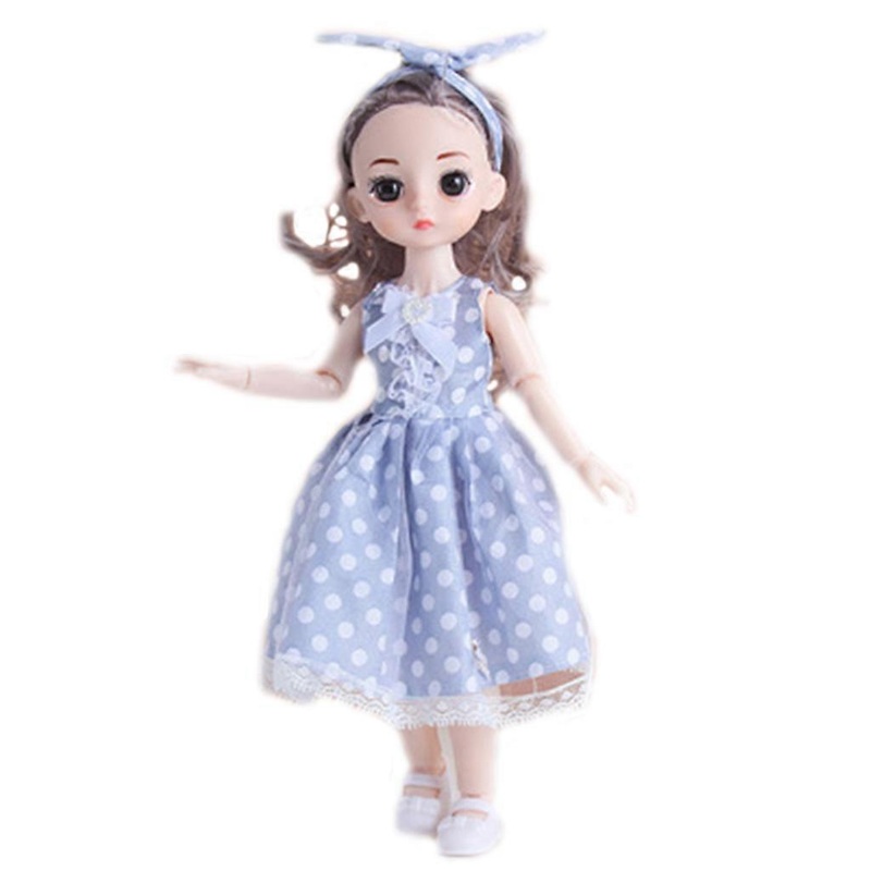 30cm Beautiful Little Girl Princess Toy 15 Movable Joints for Doll with Fashion Dress Birthday Gifts | Fruugo SG
