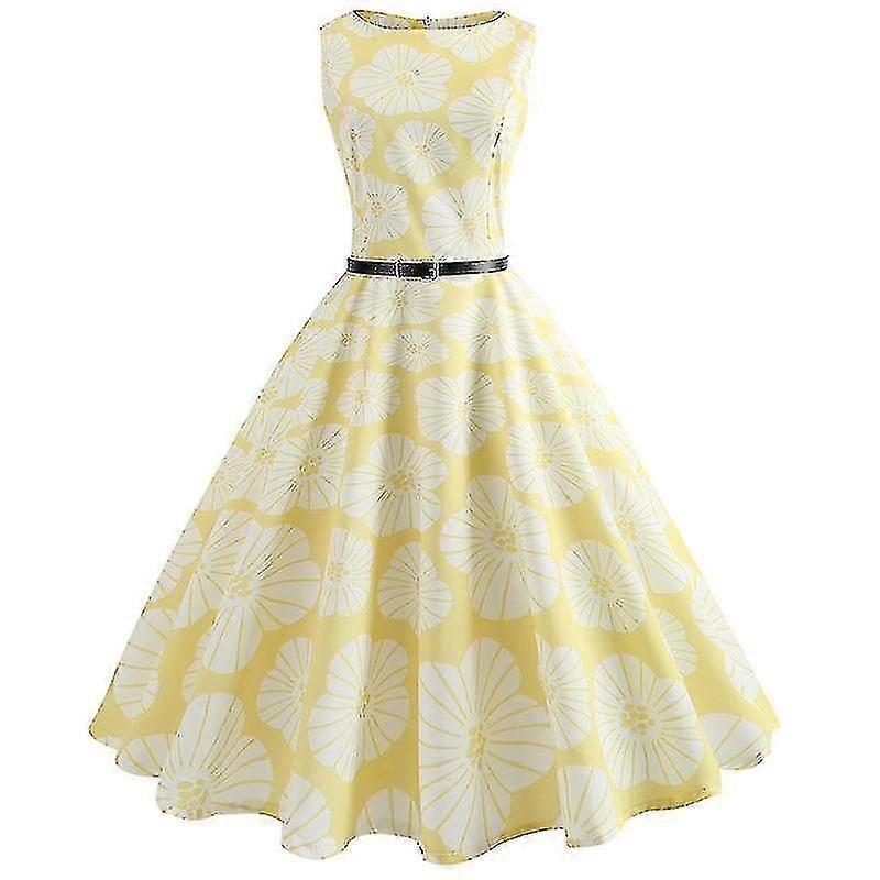 Women Vintage 50s 60s Swing Floral Midi Dress Party Cocktail Midi Dresses Prom Gown | Fruugo SG
