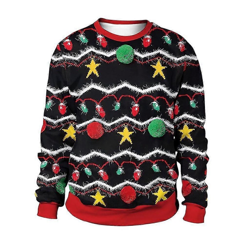 Womens Christmas Jumper Funny Novelty Xmas Pullover Sweater Knitted Santa Reindeer Christmas sweatshirts Couples Dress 2022 | Fruugo SG