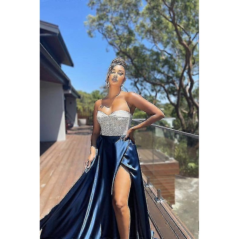 Women’s Long Sexy Tubeless Sleeveless Dress Dresses For Wedding Bridesmaid Party Dresses | Fruugo SG