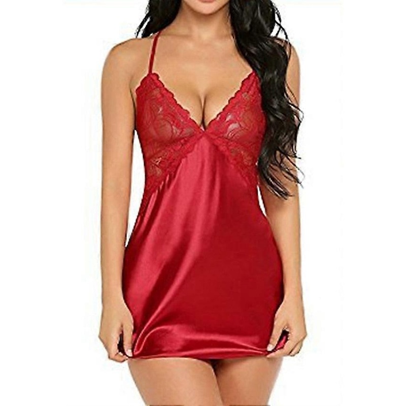 Women’s Sexy Lace Backless Mini Dress – Summer Solid Color Lounge Wear | Fruugo SG