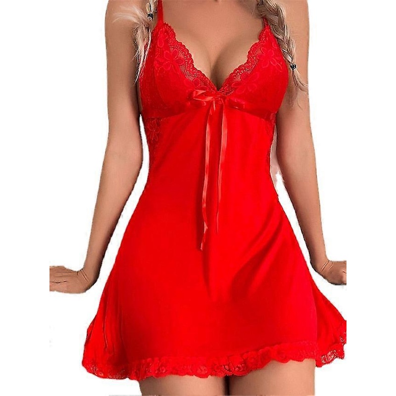 Women’s Sexy Lace Backless Mini Strap Dress – Summer Party & Home Wear | Fruugo SG