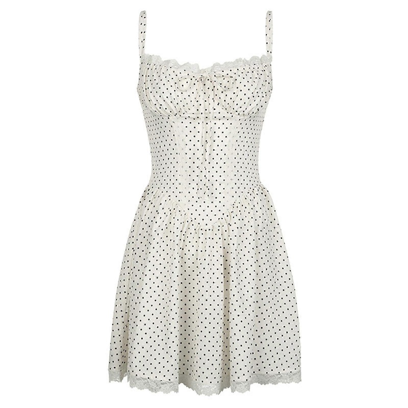 Fashionable Dress with Slimming Waist and Color Combination Square Neck Sleeveless Short Dresses for Women Girls  S | Fruugo SG