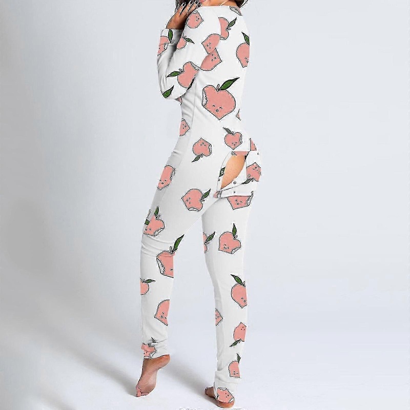 Best-selling Women’s One-piece Pajamas With Open Back For Convenient P20250110580 | Fruugo SG