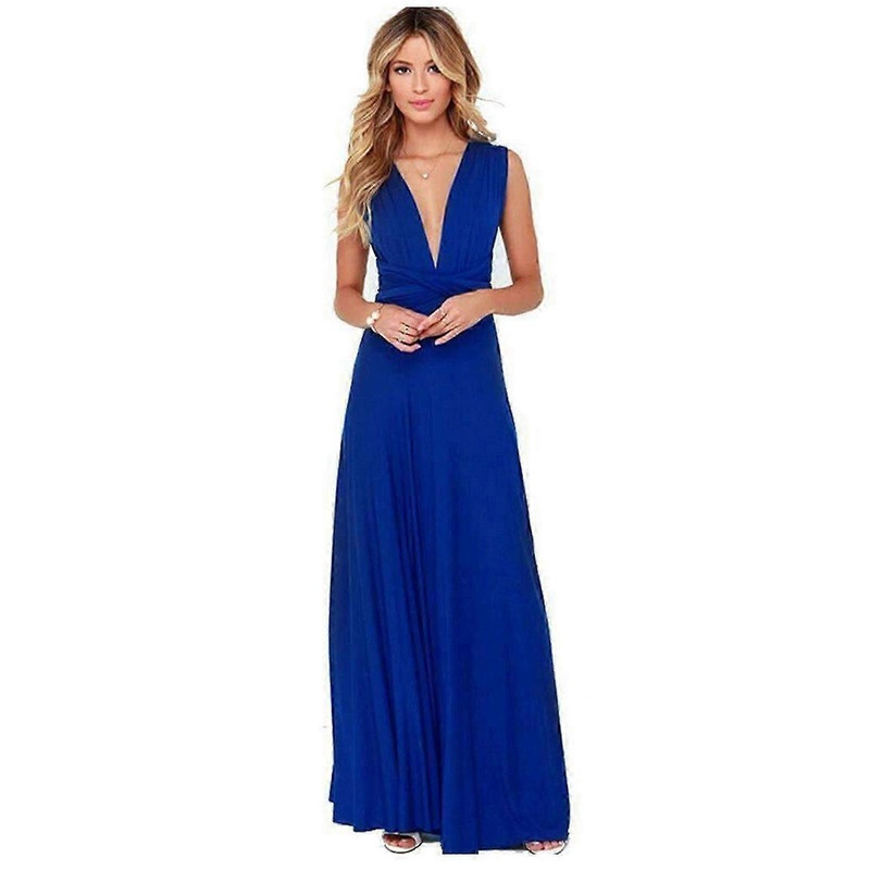 Women’s Evening Multi Way Wrap Bridesmaid Formal Long Maxi Convertible Dress | Fruugo SG