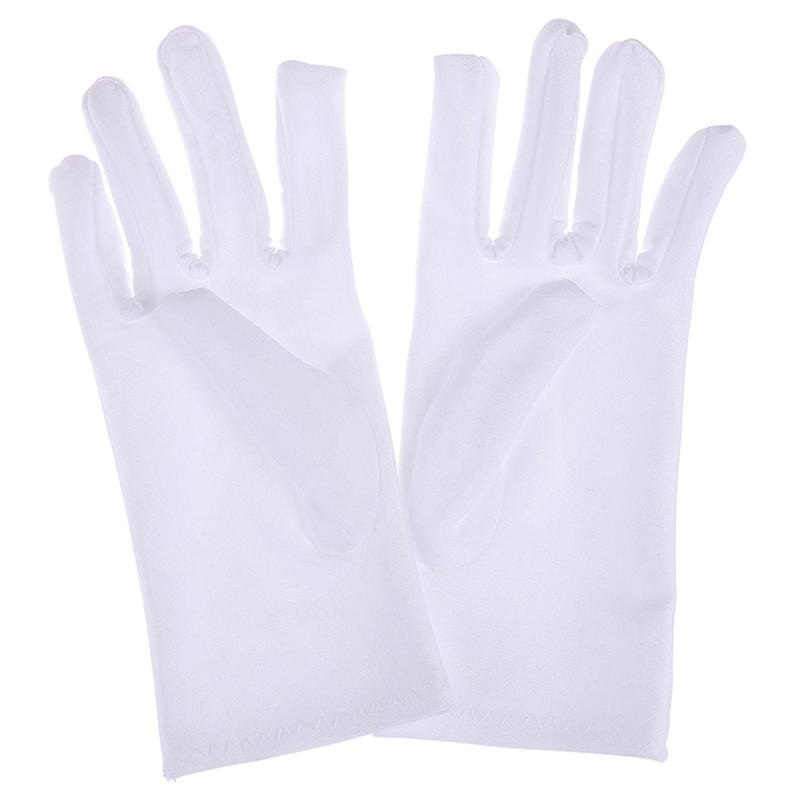 Girl Satin Short Finger Wrist Gloves Smooth Evening Party Formal Prom Costume | Fruugo SG