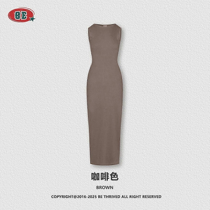 2025 Summer Sexy Palace Sisters Vest High-end Slim Fit Knitted Dress Women | Fruugo SG