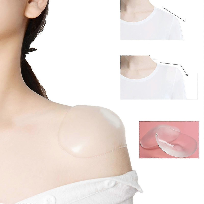 2 Pieces Silicone Self Adhesive Shoulder Pads, Invisible Shoulder Pads | Fruugo SG