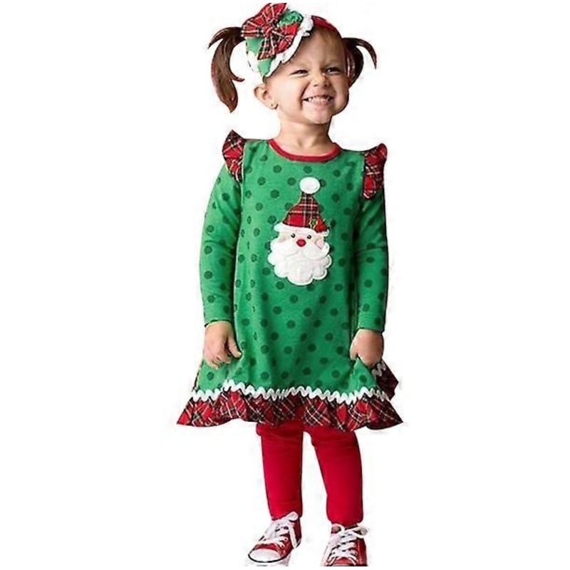 Girl Long Sleeve Dress Christmas Party Dresses | Fruugo SG