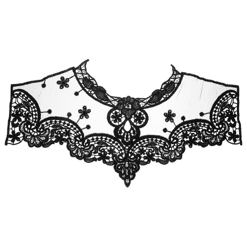 Flower Embroidered Lace Applique Milk Fiber Women Clothing Accessory 1Pcs | Fruugo SG