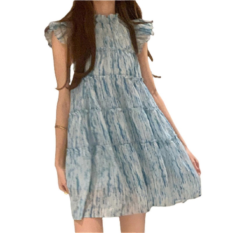 Women\’s Sleeveless Dress Polyester Material Round Neck Dress For Outdoor Travel Beach Party | Fruugo SG