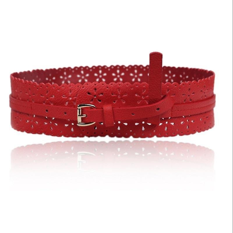 Womens Fashion  Hollow Flower Wide Waistband Women Belt Dress Adornment | Fruugo SG