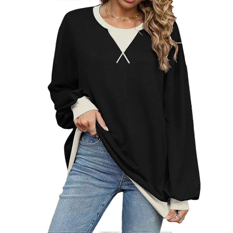 Womens Long Sleeve T Shirts Black XL | Fruugo SG