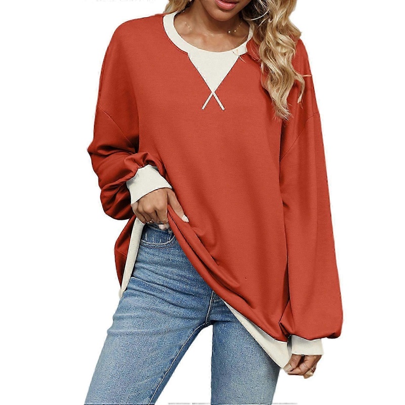 Womens Long Sleeve T Shirts Orange S | Fruugo SG