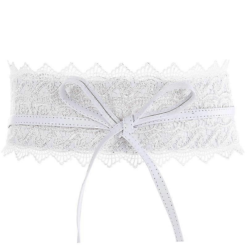 Womens Wide Embroidery Lace Belt Ladies Corset Wasitband Cinch Dress | Fruugo SG