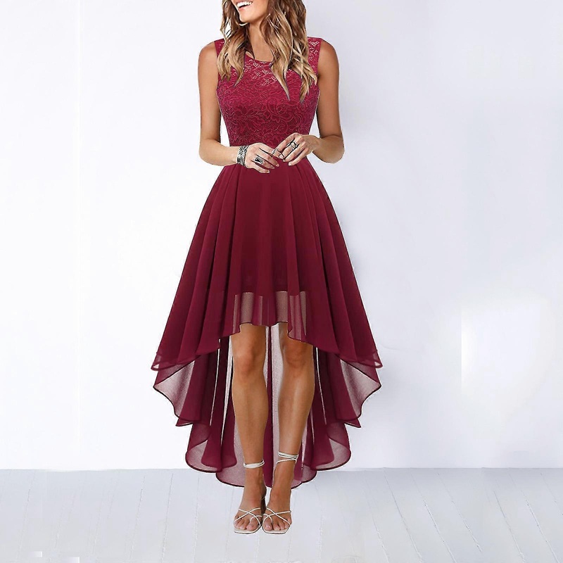 Women’s 2024 Prom Dresses Formal Wedding Guest Dresses Sleeveless Lace Cocktail Party Dresses -GSLAQQ | Fruugo SG