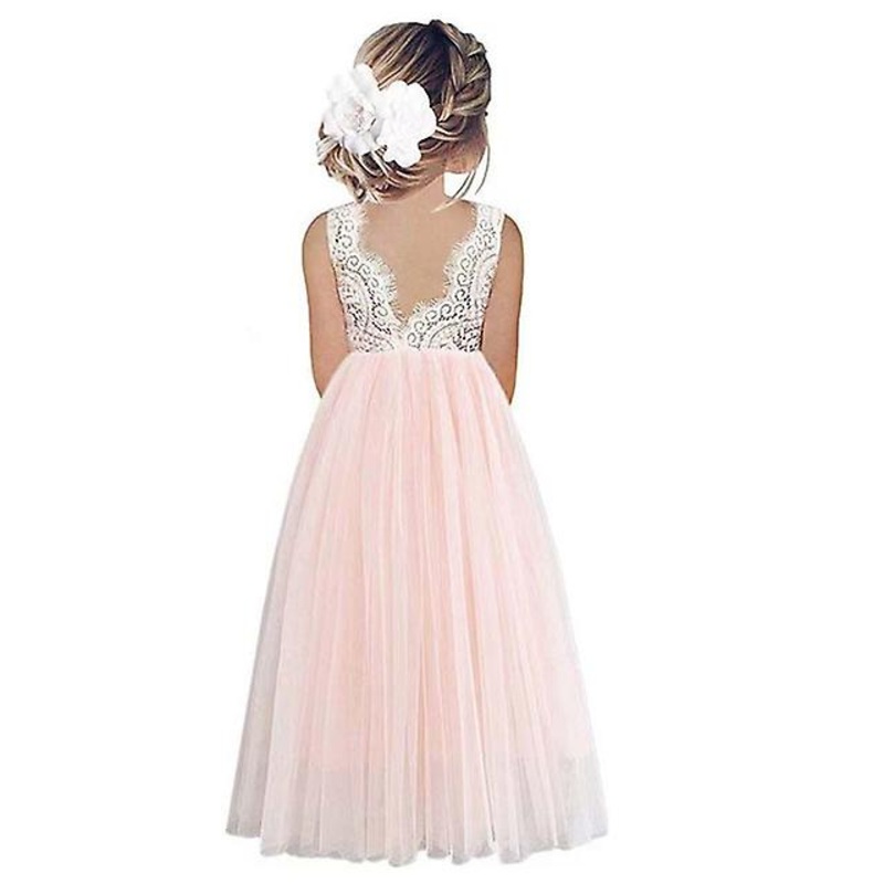 Flower Girl Dress Baby Kids Summer New Arrival Princess Party Lace Wedding Birthday Dresses Children Clothing | Fruugo SG