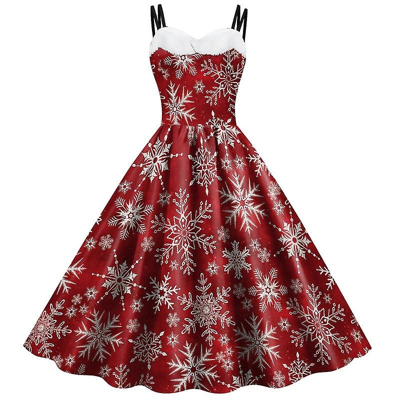 Womens Vintage Dress Christmas Dresses Cocktail Holiday Party  Dresses Style 2 | Fruugo SG