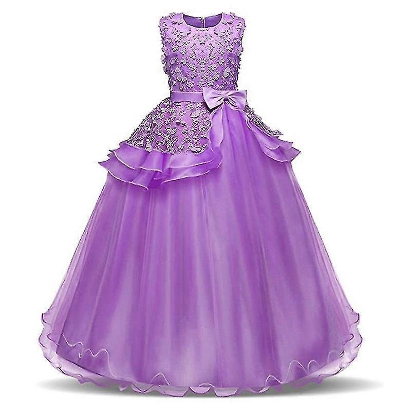 Girls Pageant Princess Dresses Party Prom Gown, Purple | Fruugo SG