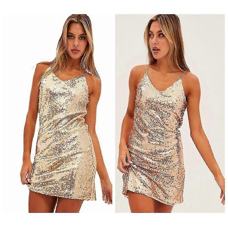 Women’s Sequin Camisole Mini Dress Short Dress | Fruugo SG