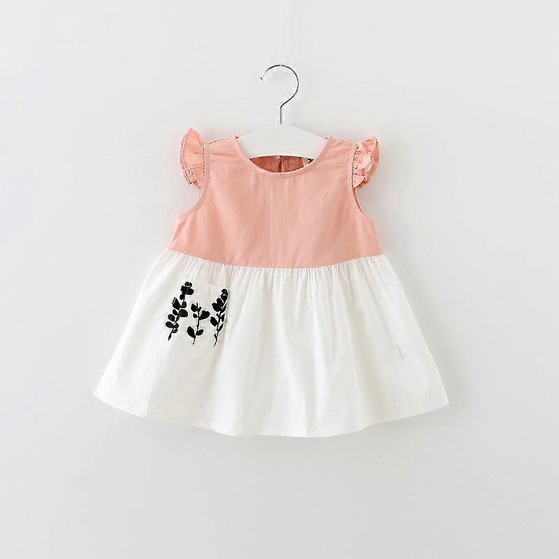 Children’s Clothes Baby Girl Small Children Fly Sleeve Cotton Kids Dresses For Girls Color Doll Dress With Sleevesless T | Fruugo SG