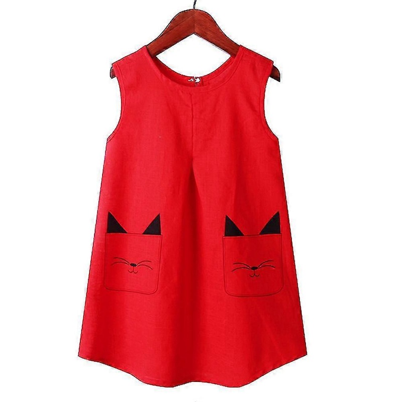 2-14 Years Girls Printed Sleeveless Tank Dress Sundress_c | Fruugo SG