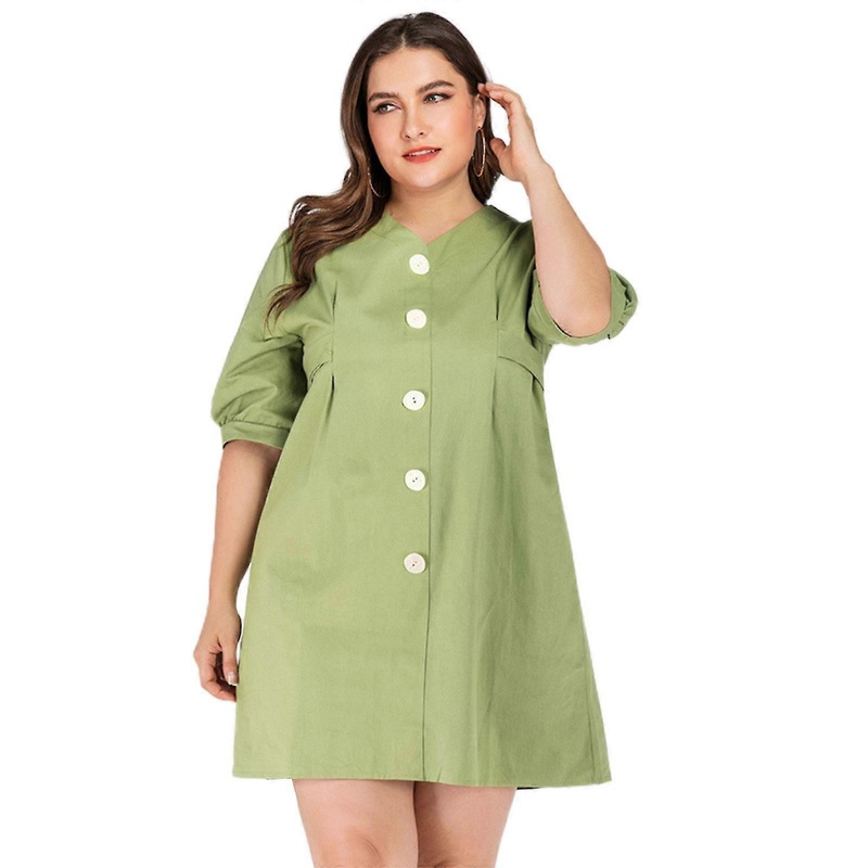 XXXXLTrendy Casual Mini Dress Overize Bandage Female Summer Half Sleeve V Neck Dress | Fruugo SG