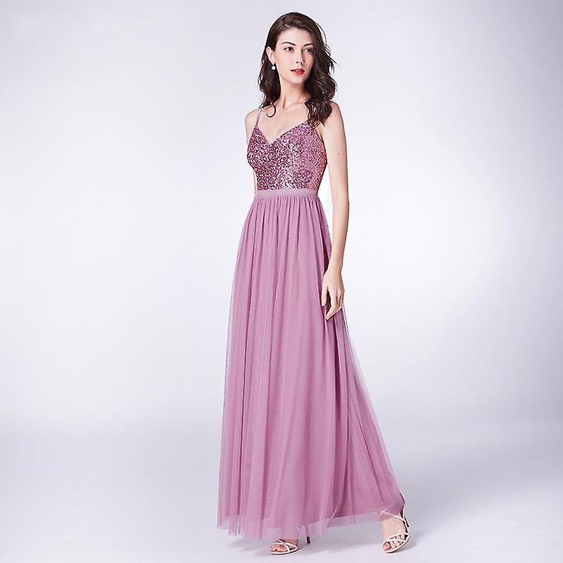 Fairy Full Shiny Sling Sequins Fashion Slim Slimming Party Long Evening Dress | Fruugo SG