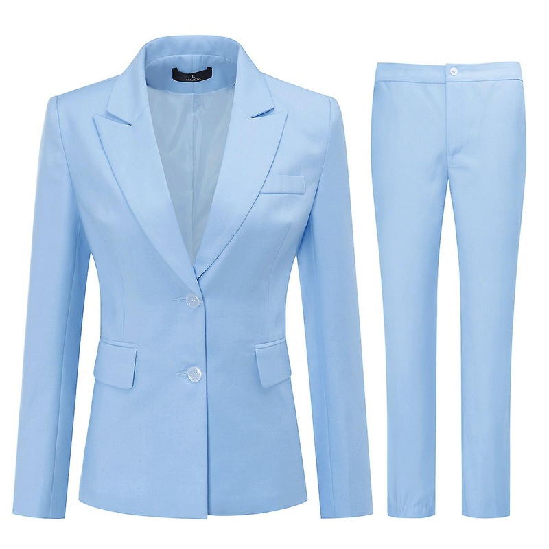 Yunclos Women’s Two Piece Solid Work Business Office Suit Sets | Fruugo SG