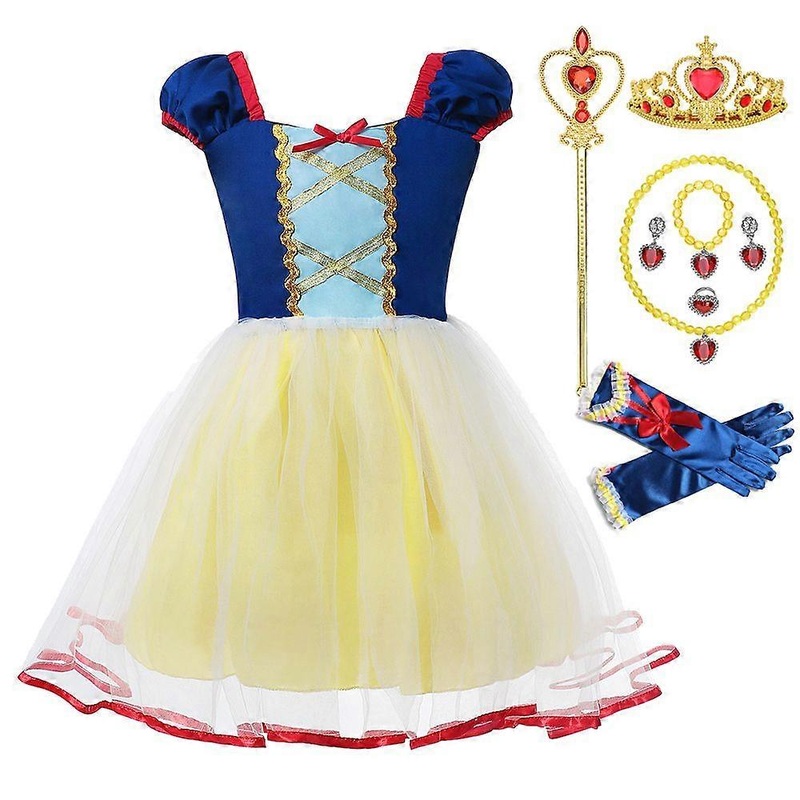 E# Snow White Girls Dresses Children Clothes Cosplay Girl Birthday Party Vestidos Baby Princess Dress Fancy Gown Kids Dress | Fruugo SG