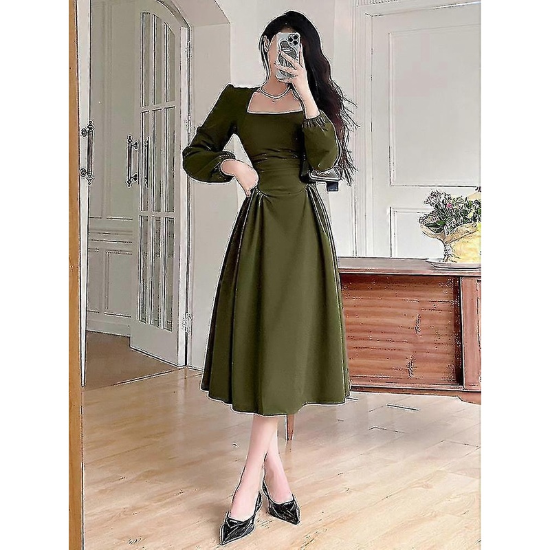 Elegant Party Dresses For Women 2023 Women’s Spring Puff Sleeve Prom Casual Long Dress Korean Fashion Women Evening Dress-In stock | Fruugo SG