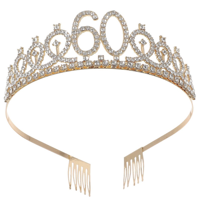 Crown Headband For Birthday Celebrations Rhinestone Inlay Alloy Women Headband 5.9×4.7×2.6In 1Pack | Fruugo SG