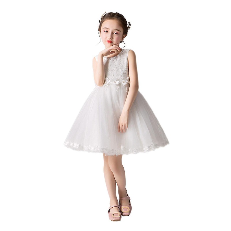Flower Girls Lace Bridesmaid Dress Long A Line Wedding Pageant Dresses Tulle Party Gown | Fruugo SG