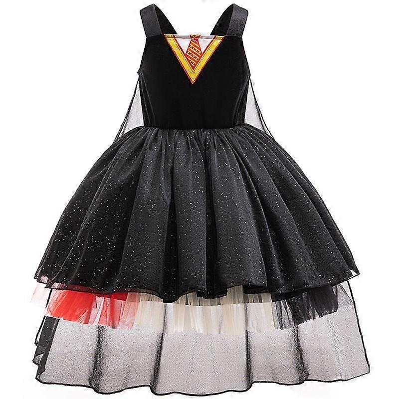 Girls Sequin Mesh Sleeveless Dress School Performance Costume | Fruugo SG