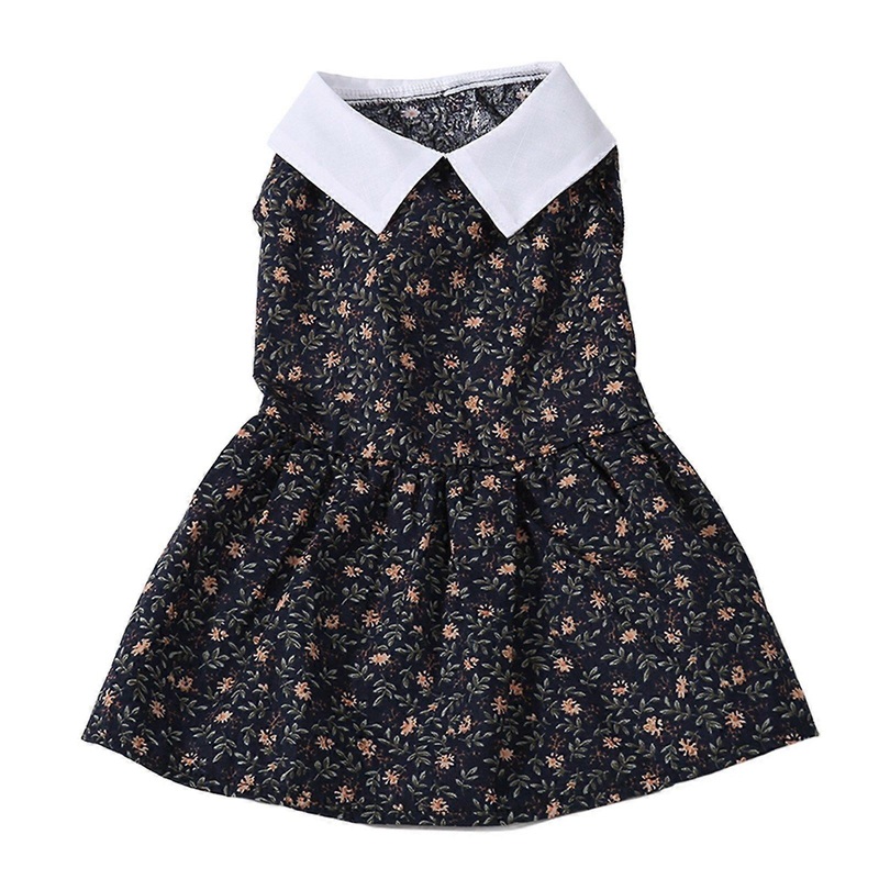 Dog Dress Cute Floral Print Pattern Soft Breathable Puppy Princess Dress for Spring Summer Festival Party XS | Fruugo SG