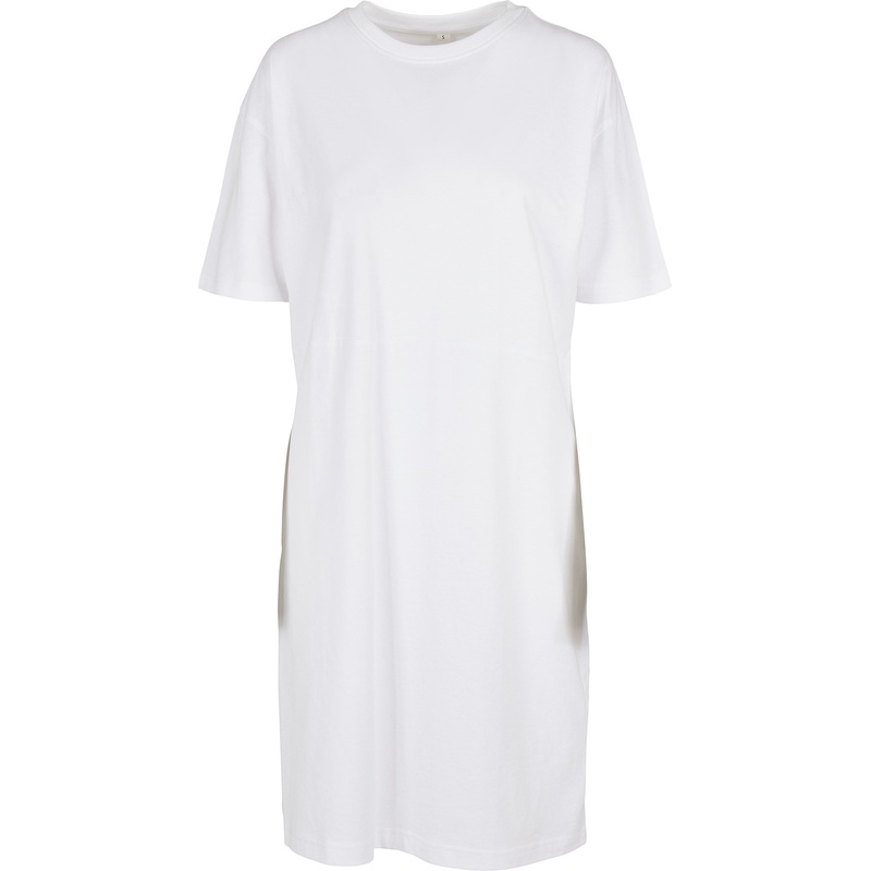Womens organic oversizes slit tee dress  AVM Workwear and Embroidery Ltd