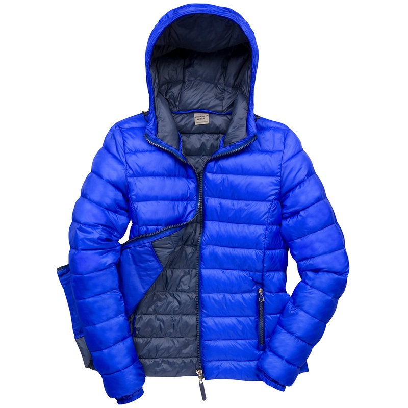 Womens Urban snow bird hooded jacket  AVM Workwear and Embroidery Ltd