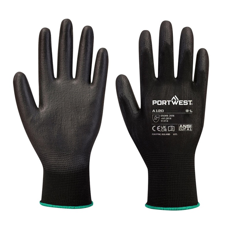A120  Grip 13 PU Palm Glove  BOX OF 144 pairs  AVM Workwear and Embroidery Ltd