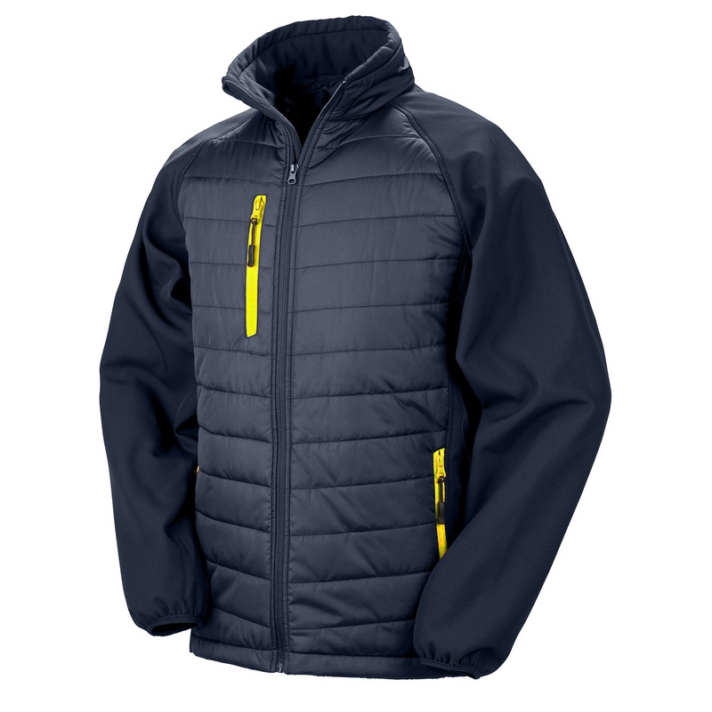 Compass padded softshell jacket  AVM Workwear and Embroidery Ltd